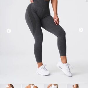 NVGTN Black Speckled Contour Seamless Leggings, Medium (Used)